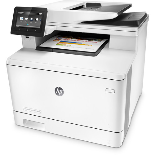 Refurbish HP Color LaserJet Pro M477fnw Wireless Color Laser Printer (CF377A#BGJ)