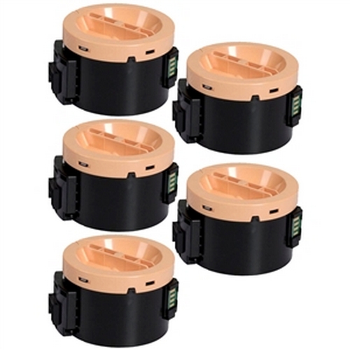 Compatible Xerox Phaser 3010/3040/WC-3045 Black Toner Cartridge (5/PK-2300 Page Yield) (106R021805PK)