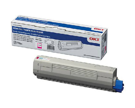 Okidata C811/C831/C841 Magenta Toner Cartridge (10000 Page Yield) (44844510)