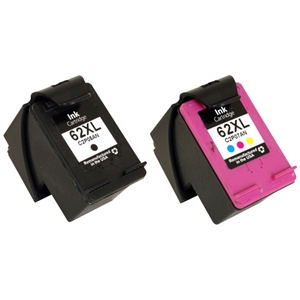 Compatible HP NO. 62XL High Yield Inkjet Combo Pack (Black/Color) (N9H67FN)