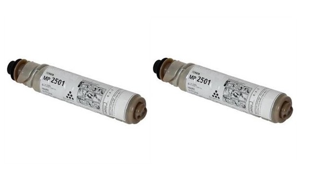 Compatible Ricoh Aficio MP-2001/2501 Black Toner Cartridge (2/PK-9000 Page Yield) (TYPE MP2501) (8417682PK)