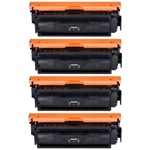 Compatible Canon imageCLASS LBP-710/712CX High Yield Toner Cartridge Combo Pack (BK/C/M/Y) (NO. 040H) (CRG-040HMP)