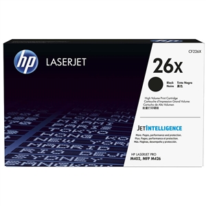 HP LaserJet Pro 402/M426 Black Toner Cartridge (9000 Page Yield) (NO. 26X) (CF226X)