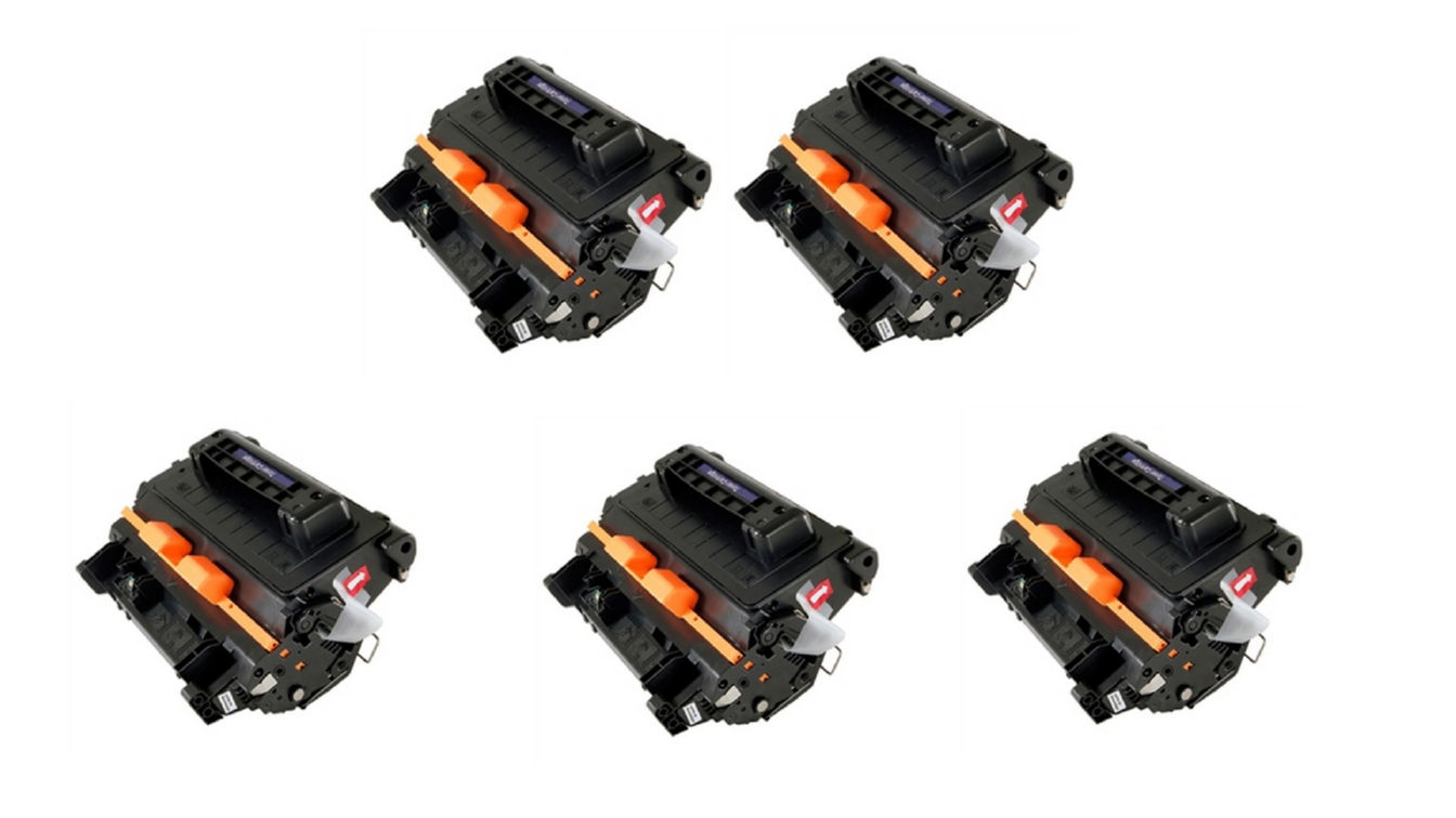 MICR HP LaserJet Enterprise M604/605/606/625/630 Black Toner Cartridge (5/PK-10000 Page Yield) (NO. 81A) (CF281A5PK)