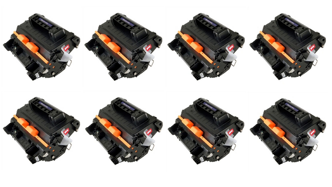 Compatible HP LaserJet Enterprise M605/606/625/625/630 Black Toner Cartridge (8/PK-25000 Page Yield) (NO. 81X) (CF281X8PK)