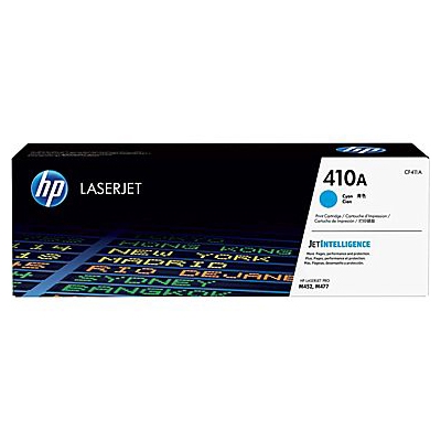 HP Color LaserJet Pro M377/452/477 Cyan Toner Cartridge (2300 Page Yield) (NO. 410A) (CF411A)