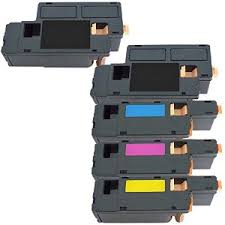 Compatible Dell 1250/1765 Toner Cartridge Combo Pack (2-BK/1-C/M/Y) (2B1CMY1765)
