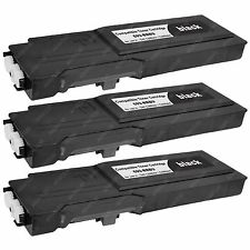 Compatible Dell C2660/2665 Black Toner Cartridge (3/PK-6000 Page Yield) (3BKC2665)