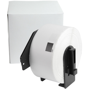 Compatible Brother White Die-Cut Large Address Label Tape (1.4in X 3.5in) (400 Labels) (DK-1208)