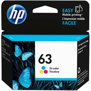 HP NO. 63 Color Inkjet (165 Page Yield) (F6U61AN)