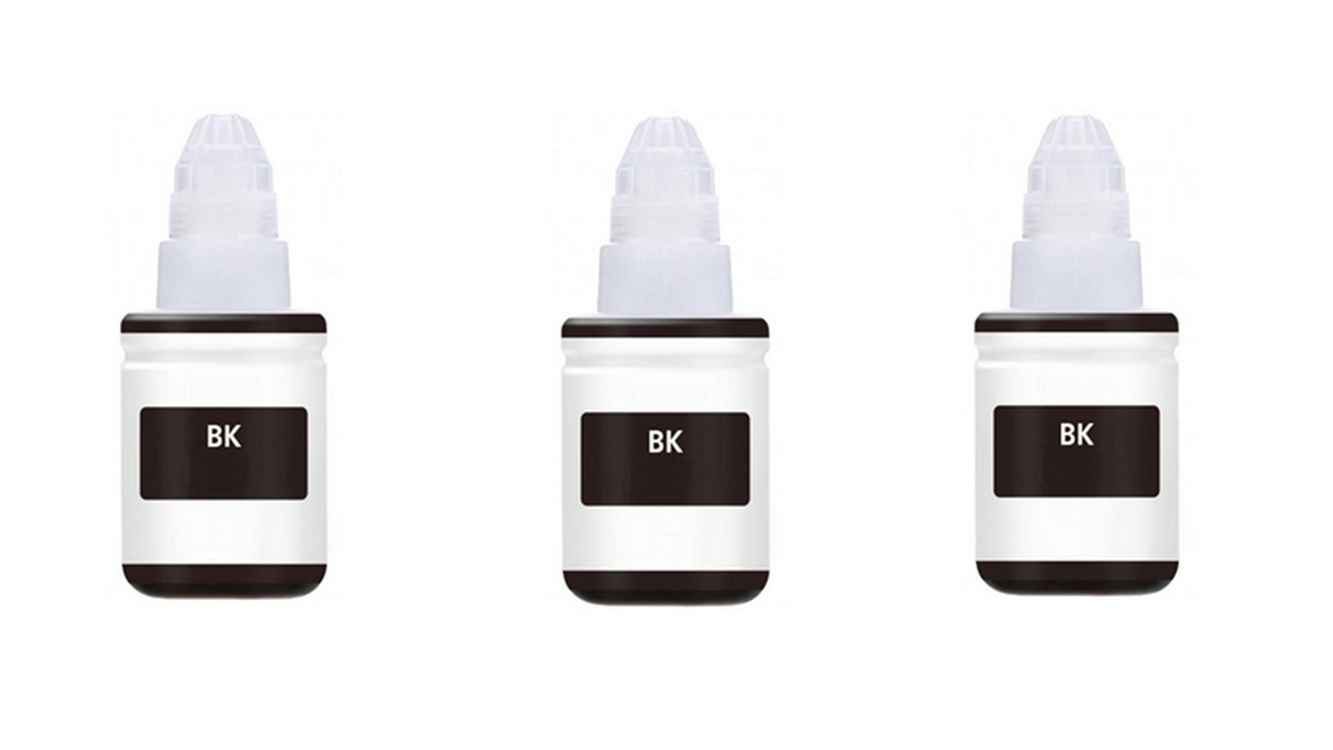 Compatible Canon PIXMA G1200/4200 Black Ink Bottle (3/PK-140 ML) (GI-290BK) (1595C0013PK)