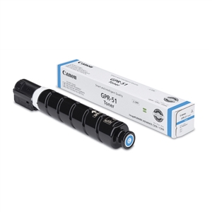 Canon IR-ADVANCE C250/C255/C350/C355 Cyan Toner Cartridge (21500 Page Yield) (GPR-51C) (8517B003)