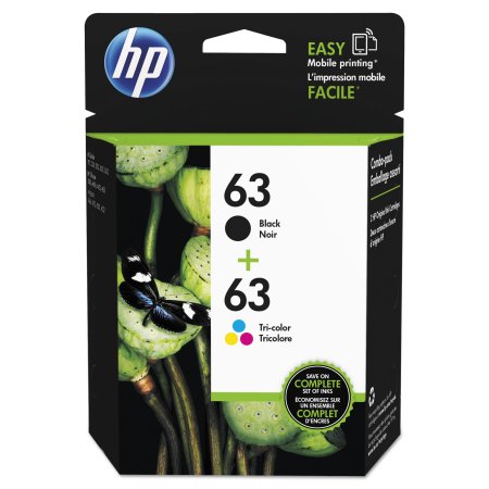 HP NO. 63 Inkjet Combo Pack (Black/Color) (L0R46AN)