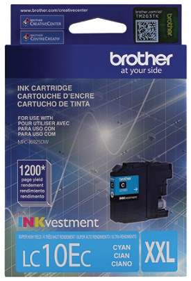 Brother MFC-J6925DW Cyan Inkjet (1200 Page Yield) (LC-10EC)
