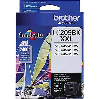 Brother MFC-J5320/5720 Black Extra High Yield Inkjet (2400 Page Yield) (LC-209BK)