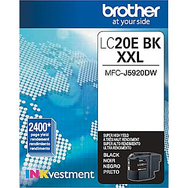 Brother MFC-J5920/785/985 Black Inkjet (2400 Page Yield) (LC-20EBK)