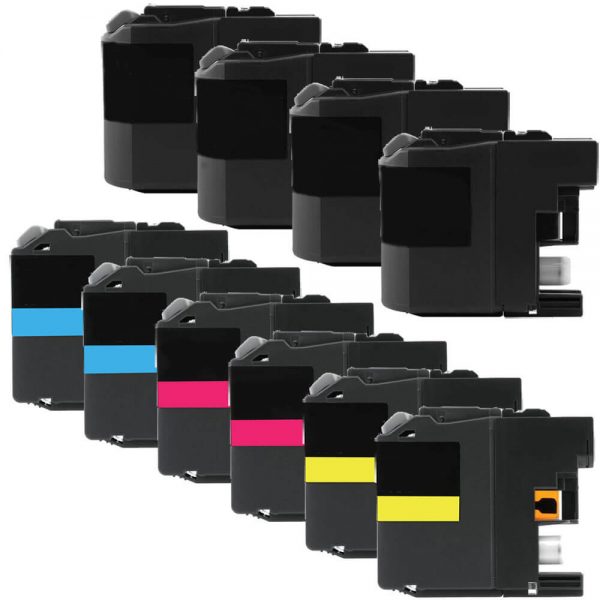 Compatible Brother MFC-J5320/5720 High Yield Inkjet Combo Pack (4-BK/2-C/M/Y) (LC-2094BK2CMY)