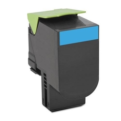 Compatible Lexmark CS-510 Cyan Extra High Yield Toner Cartridge (4000 Page Yield) (NO. 701XC) (70C1XC0)