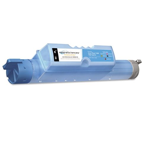 Media Sciences MS636C-HC Cyan Toner Cartridge (12000 Page Yield) - Equivalent to Xerox 106R01218