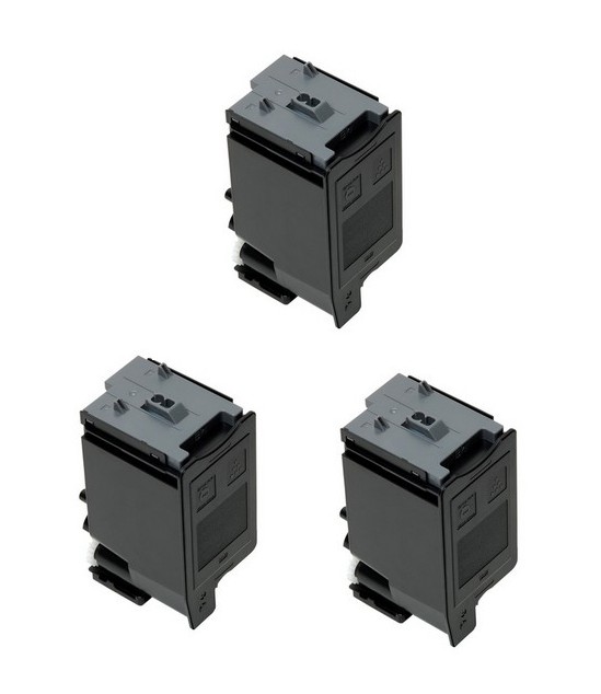 Compatible Sharp MX-C250/C300/C301W Black Toner Cartridge (3/PK-6000 Page Yield) (MX-C30NTB3PK)