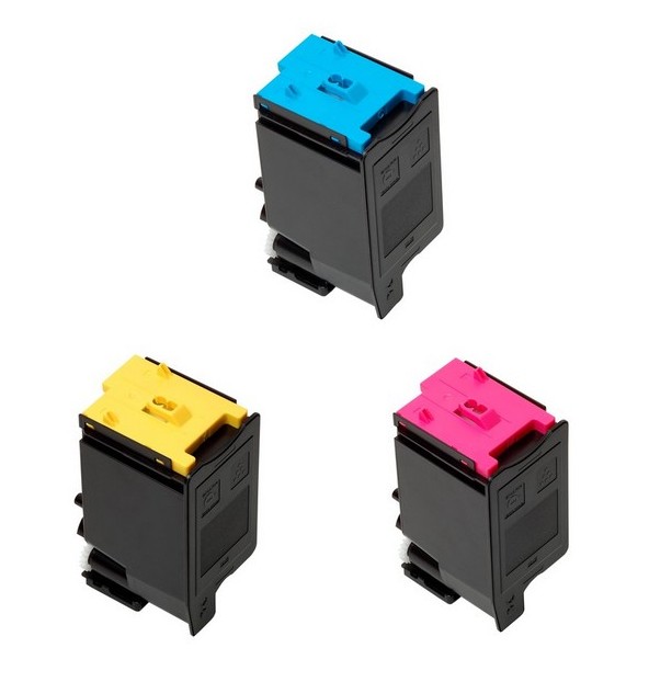 Compatible Sharp MX-C250/C300/C301W Toner Cartridge Combo Pack (C/M/Y) (MX-C30NTCMY)