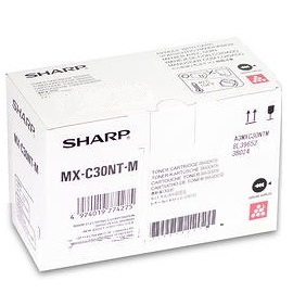 Sharp MX-C250/C300/C301W Magenta Toner Cartridge (6000 Page Yield) (MX-C30NTM)