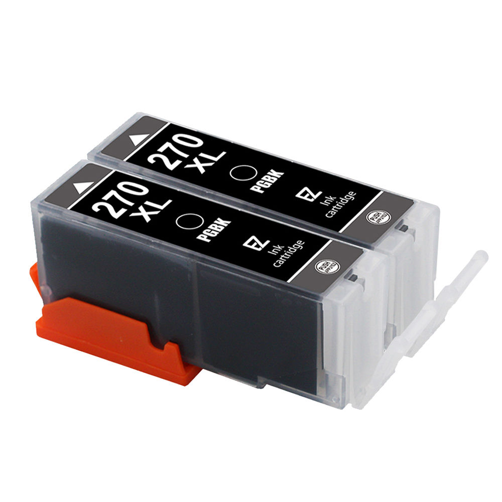 Compatible Canon PGI-270XLBK Black Pigment High Yield Inkjet (2/PK-500 Page Yield) (0319C005)