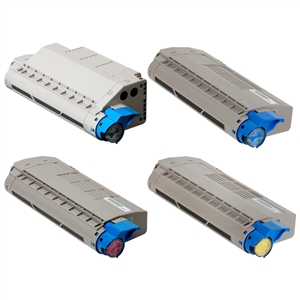 Compatible Toshiba e-STUDIO 287/347/407/477CS Toner Cartridge Combo Pack (BK/C/M/Y) (T-FC34UMP)