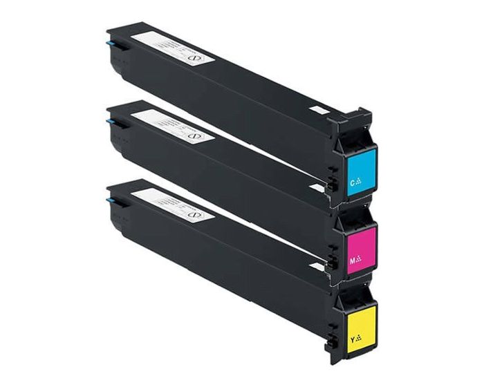 Compatible Konica Minolta bizhub C203/253 Toner Cartridge Combo Pack (C/M/Y) (TN-213CMY)