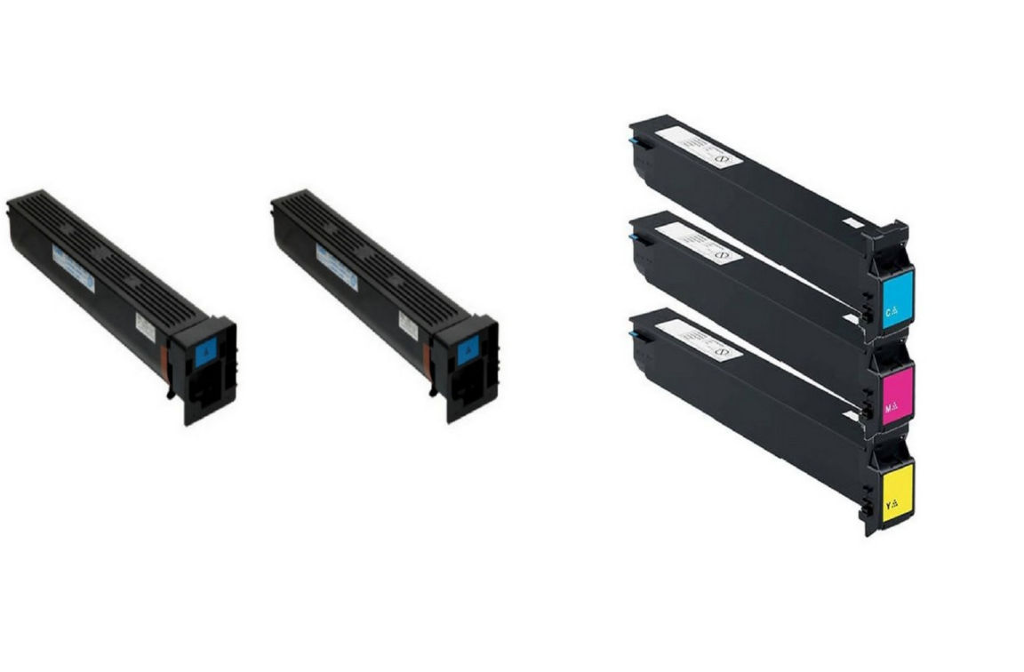 Compatible Konica Minolta bizhub C203/253 Toner Cartridge Combo Pack (2-BK/1-C/M/Y) (TN-213MP)