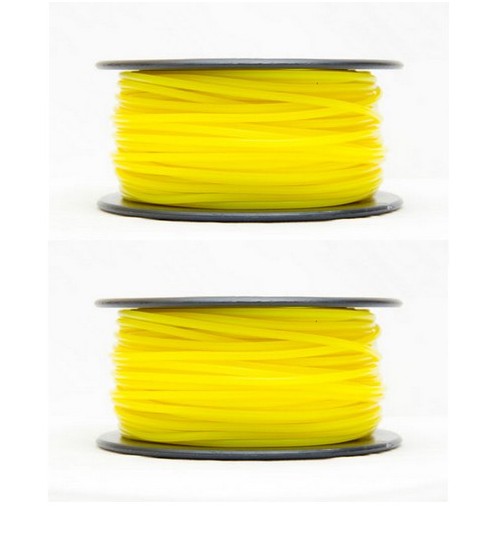 Premiere 3D Printer Universal ABS Yellow Filament (2/PK-1.75MM/1KG) (PFABSYL2PK)