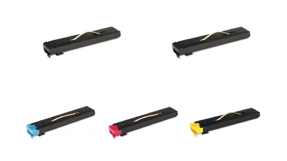 Compatible Xerox DocuColor 240/250/260/7655/7665 Toner Cartridge Combo Pack (2-BK/1-C/M/Y) (006R01222B1CMY)
