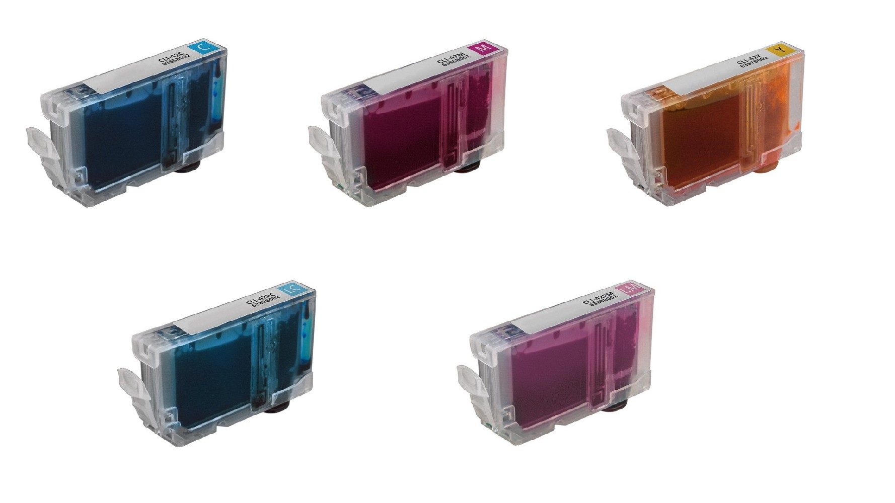 Compatible Canon PIXMA PRO 100 Inkjet Combo Pack (C/M/Y/PC/PM) (CLI-42) (6385B010)