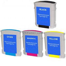 Compatible HP NO. 82 Inkjet Combo Pack (BK/C/M/Y) (C491MP)