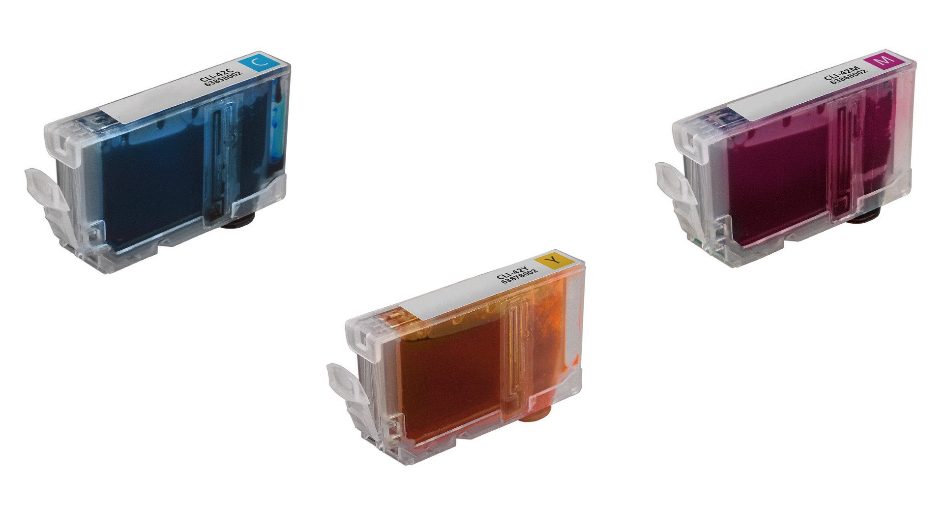 Compatible Canon PIXMA PRO 100 Inkjet Combo Pack (C/M/Y) (CLI-42CMY)