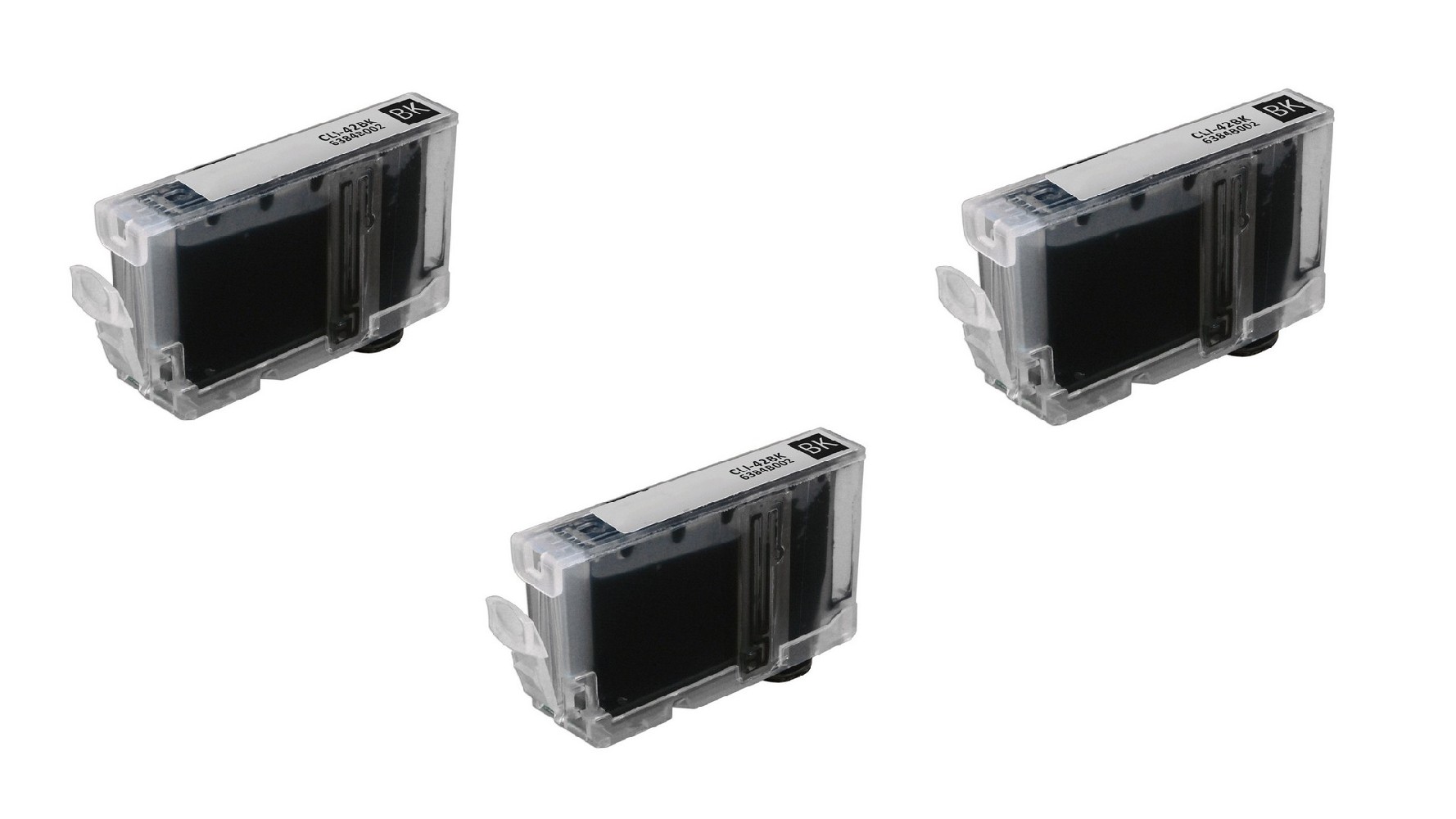 Compatible Canon PIXMA PRO 100 Black Inkjet (3/PK) (6384B0023PK)