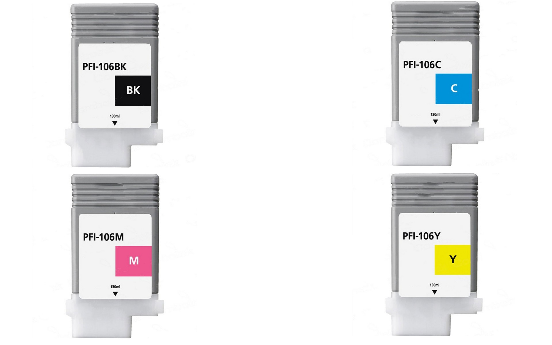 Compatible Canon imagePROGRAF iPF6300/6300S/6350/6400/6400S/6400SE/6450 Inkjet Combo Pack (BK/C/M/Y) (PFI-106MP)