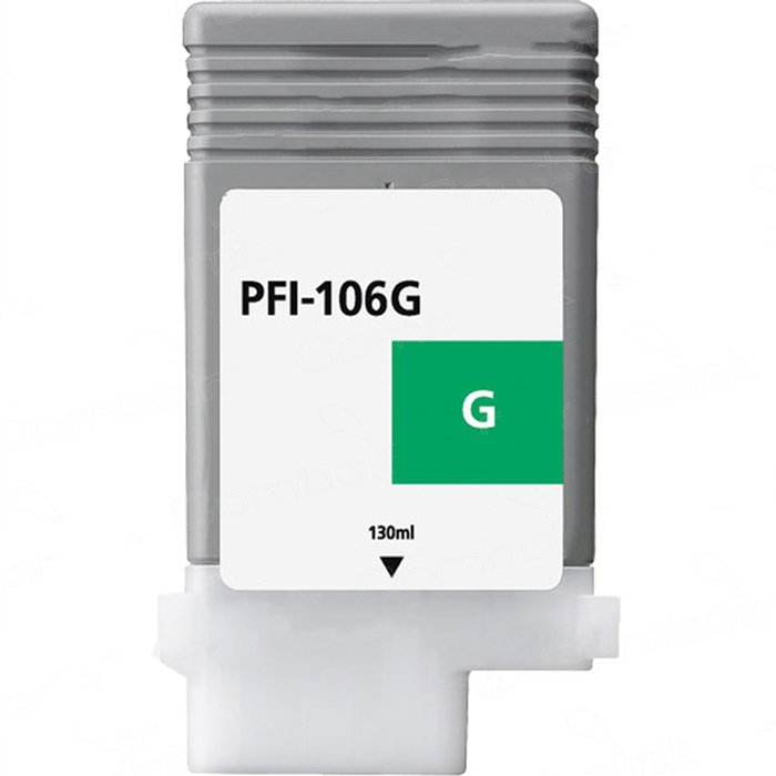 Compatible Canon imagePROGRAF iPF6300/6350/6400/6450 Green Inkjet (130 ML) (PFI-106G) (6628B001)