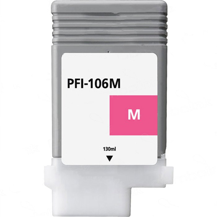 Compatible Canon imagePROGRAF iPF6300/6300S/6350/6400/6400S/6400SE/6450 Magenta Inkjet (130 ML) (PFI-106M) (6623B001)