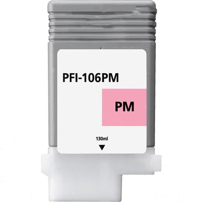 Compatible Canon imagePROGRAF iPF6300/6300S/6350/6400/6400S/6450 Photo Magenta Inkjet (130 ML) (PFI-106PM) (6626B001)
