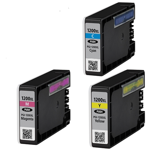 Compatible Canon PGI-1200XLCMY High Yield Inkjet Combo Pack (C/M/Y) (9232B005)