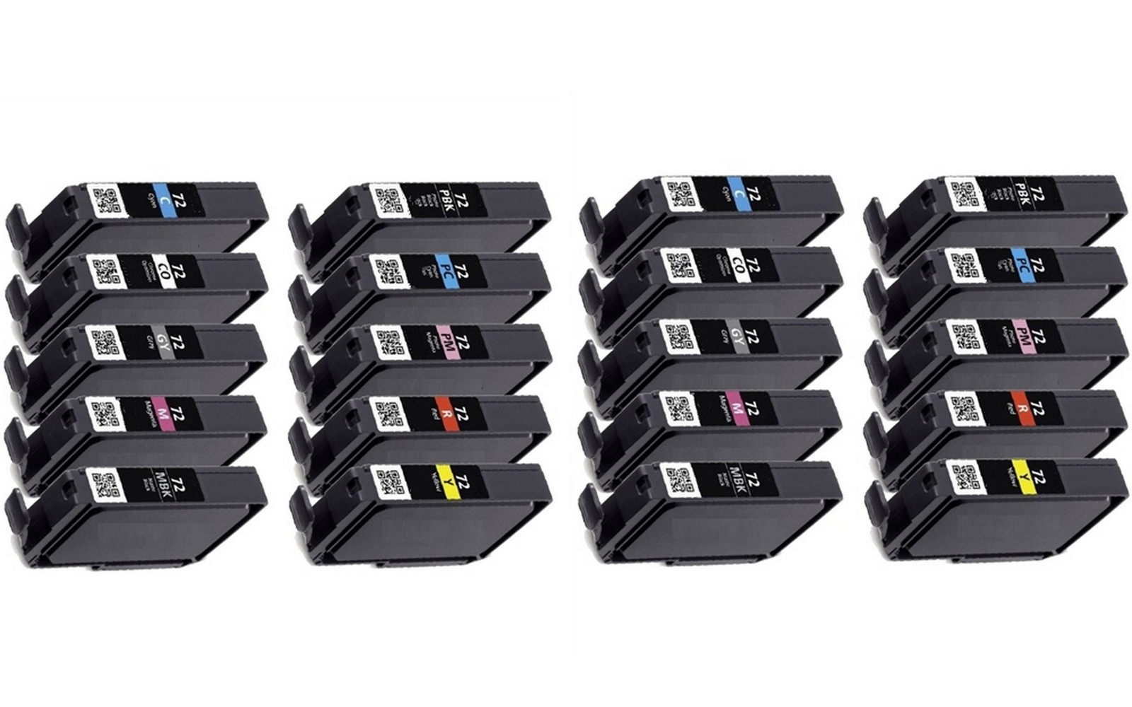 Compatible Canon PIXMA PRO 10 Inkjet Combo Pack (MBK/PBK/C/M/Y/PC/PM/GY/R/CO) (2/PK) (6402B0072PK)
