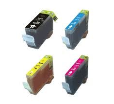 Compatible Canon PGI-9 Inkjet Combo Pack (BK/C/M/Y) (PGI-9MP)