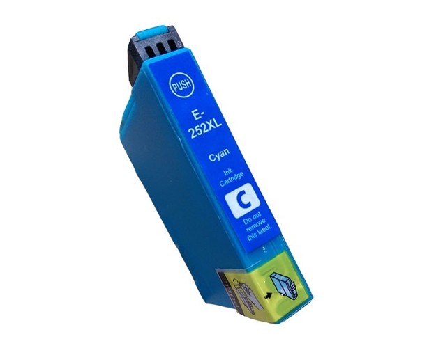 Remanufactured Epson NO. 252XL Cyan Inkjet (1100 Page Yield) (T252XL220)