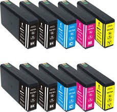 Remanufactured Epson NO. 676XL Inkjet Combo Pack (4-BK/2-C/M/Y) (T676XL4BK2C2M2Y)