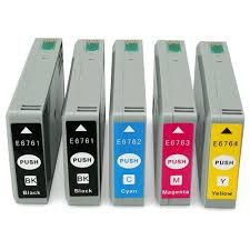Remanufactured Epson NO. 676XL Inkjet Combo Pack (2-BK/1-C/M/Y) (T676XL2BK1CMY)