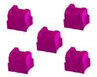 Media Sciences MDAMS8200M5 Magenta Solid Ink Sticks (5/PK-7000 Page Yield) - Equivalent to Xerox 016-2046-00
