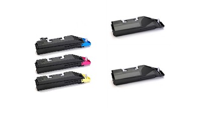 Compatible Kyocera Mita FS-C8500DN Toner Cartridge Combo Pack (2-BK/1-C/M/Y) (TK-8822B1CMY)