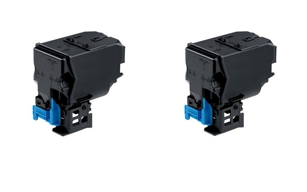 Compatible Konica Minolta bizhub C25 Black Toner Cartridge (2/PK-6000 Page Yield) (TNP27K2PK) (A0X51332PK)