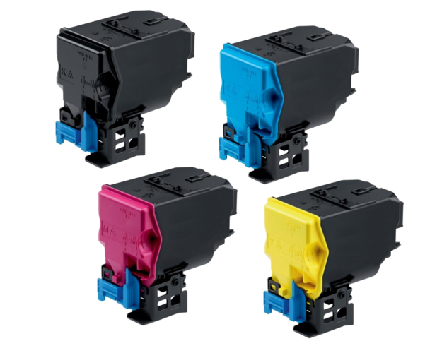 Compatible Konica Minolta bizhub C25 Toner Cartridge Combo Pack (BK/C/M/Y) (TNP27MP)